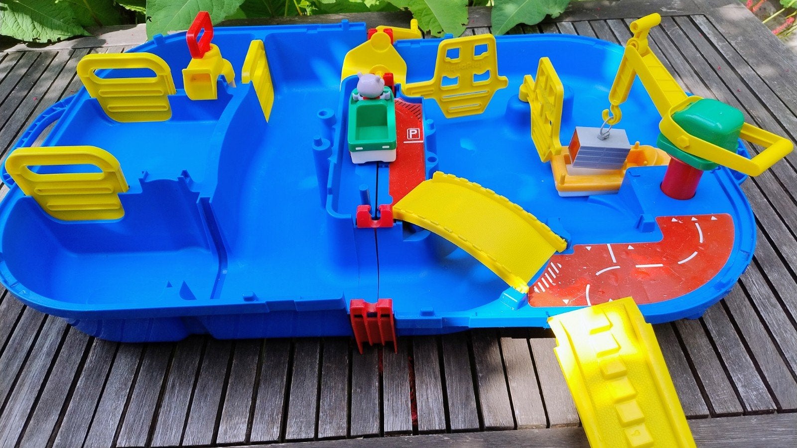 AquaPlay Waterbaan Speelset met Kraan en Brug, Ophalen, Gebruikt, Jongen of Meisje