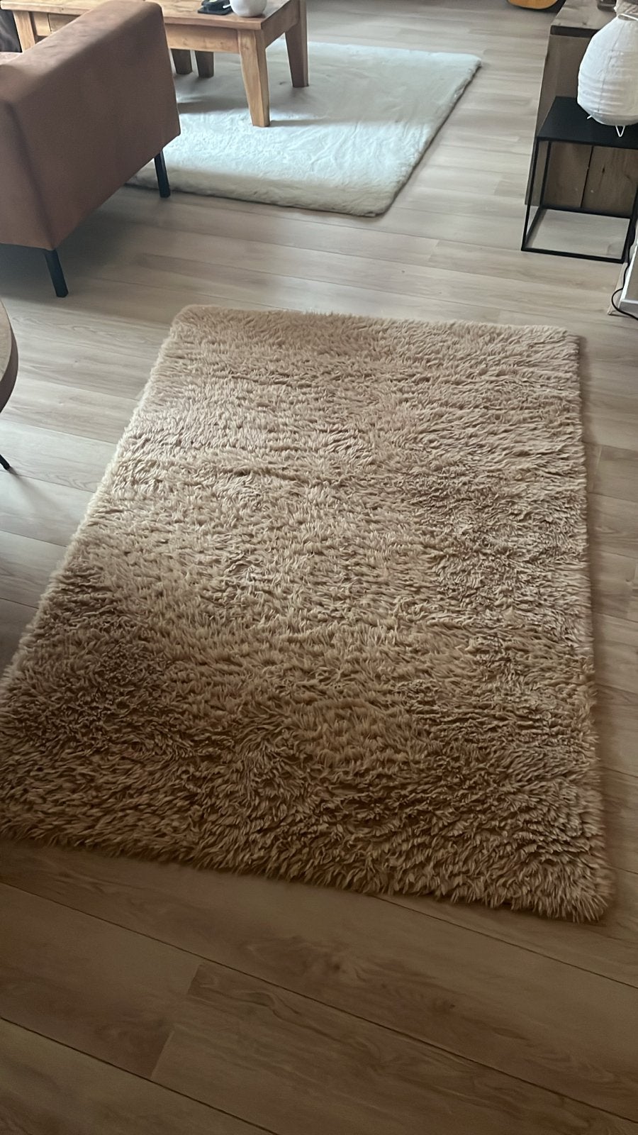 Beige vloerkleed Xenos - Zo goed als nieuw, Ophalen, 100 tot 150 cm, Beige, 150 tot 200 cm