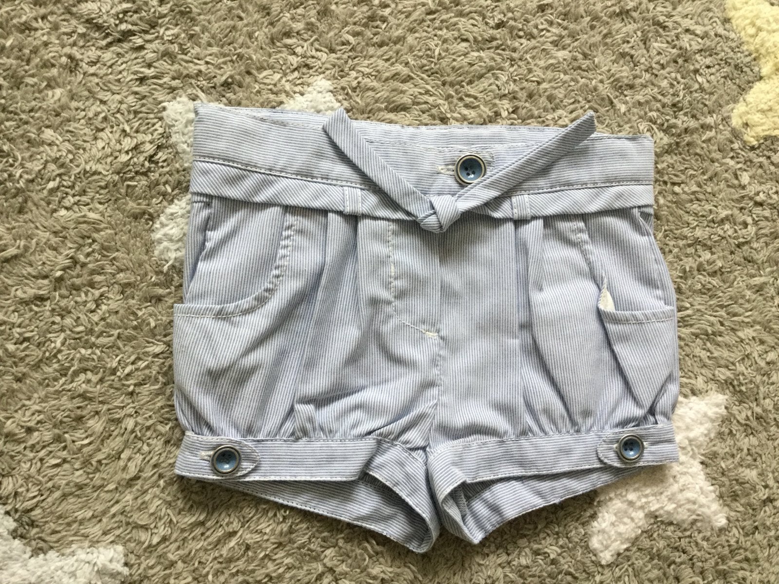 Zara Baby gestreepte shorts, broekje 9-12.maat 74-78 Nieuwst, Ophalen of Verzenden, Nieuw, Broekje