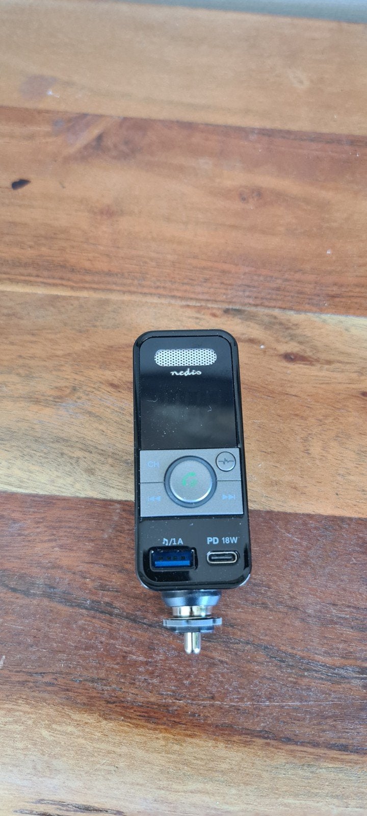 Nedis FM Transmitter met USB-C PD 18W en USB-A, Ophalen of Verzenden, Gebruikt