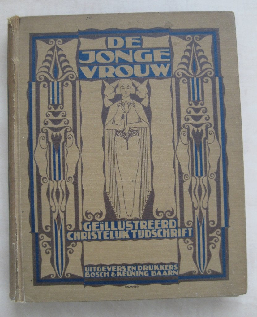 Amsterdamse School Jac. Nuiver Art deco De Jonge Vrouw, Boeken, Ophalen, Gelezen