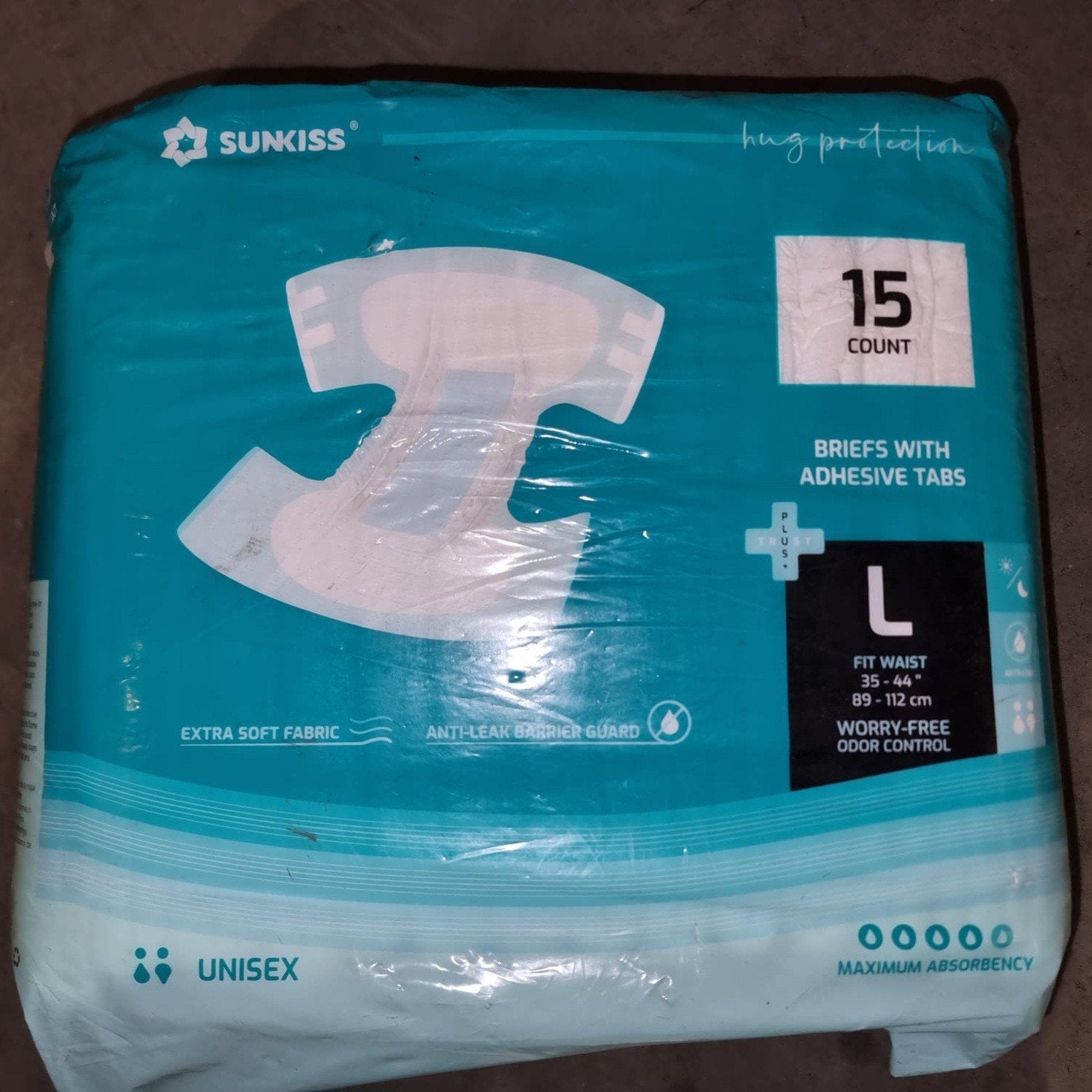 Sunkiss Incontinentieluiers S/M, M, L en XL – 105 stuks, Kinderen en Baby's, Ophalen of Verzenden, Nieuw, Sunkiss, Jongetje of Meisje