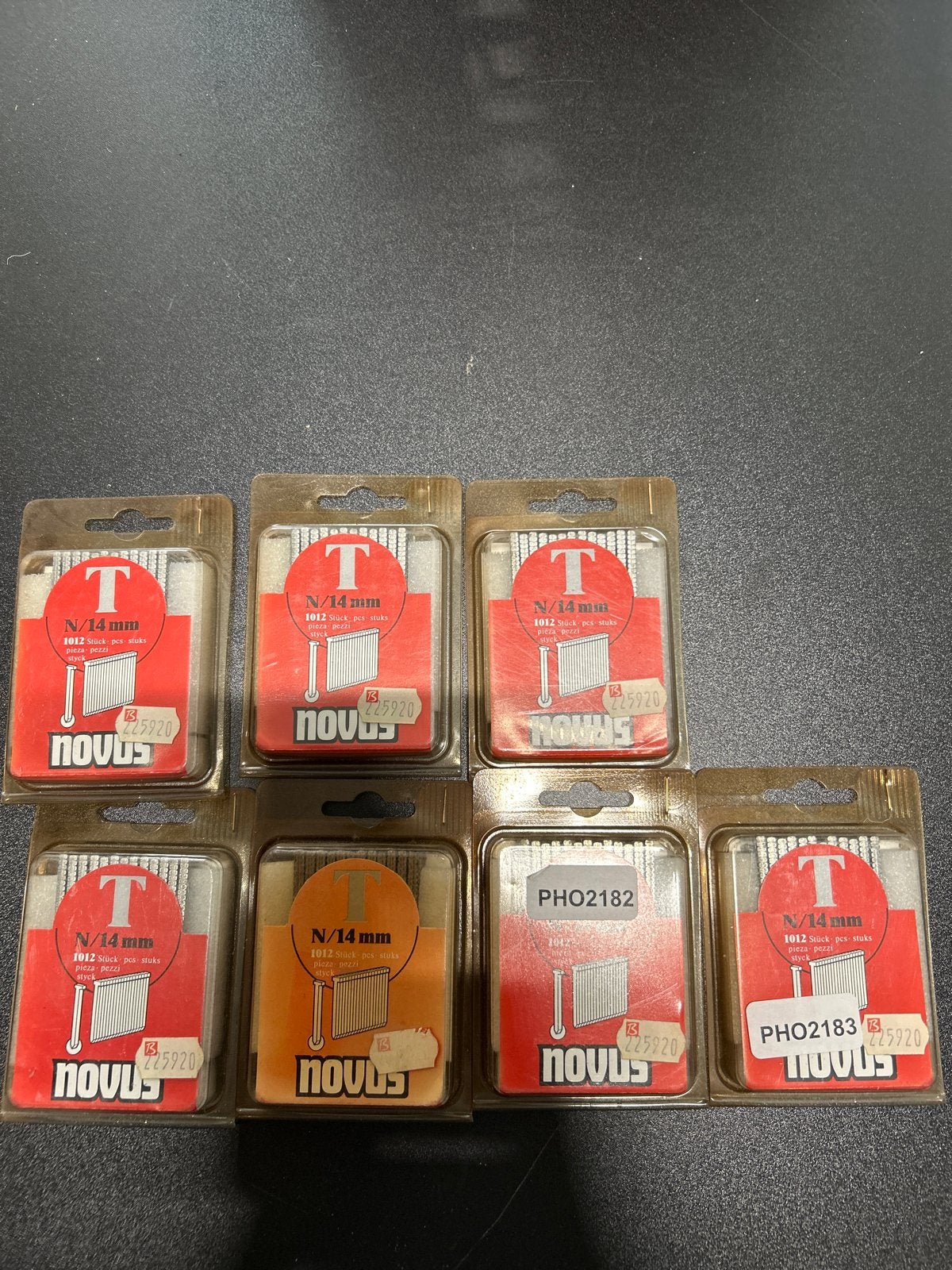 Novus N/14 mm nietjes - Diverse verpakkingen, Ophalen, Gebruikt, Tacker/nietmachine, Overige merken