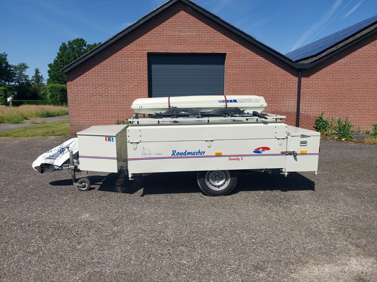 Roadmaster Family S vouwwagen, Blauw, Aanwezig, Tot en met 6, Ophalen