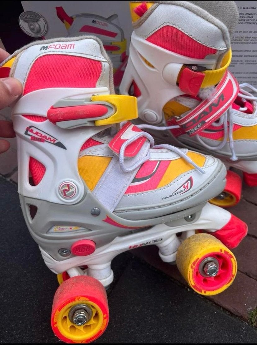 Nijdam Verstelbare Roller Skates - Maat 30-33, Ophalen of Verzenden, Verstelbaar, Gebruikt, Kinderen