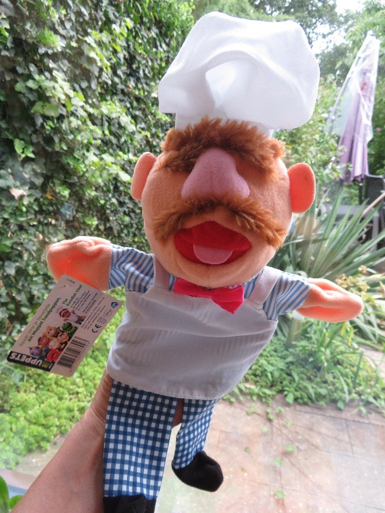Handpop Swedish Chef Kok van The Muppets AH Mega, Albert Heijn, Overige typen, Nieuw, Ophalen of Verzenden