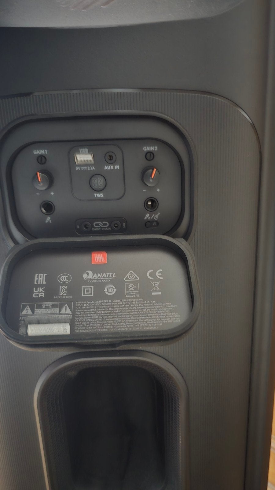 JBL PartyBox 710 - Krachtige Party Speaker met Lichteffecten
