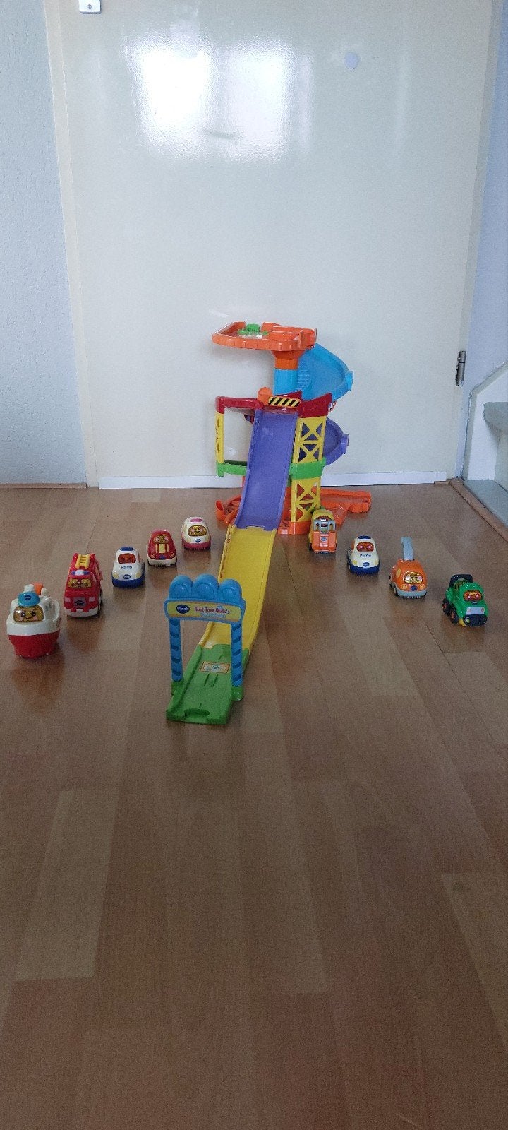 VTech Toet Toet Auto's Garage met 10 voertuigen, Ophalen, Gebruikt, Jongen of Meisje