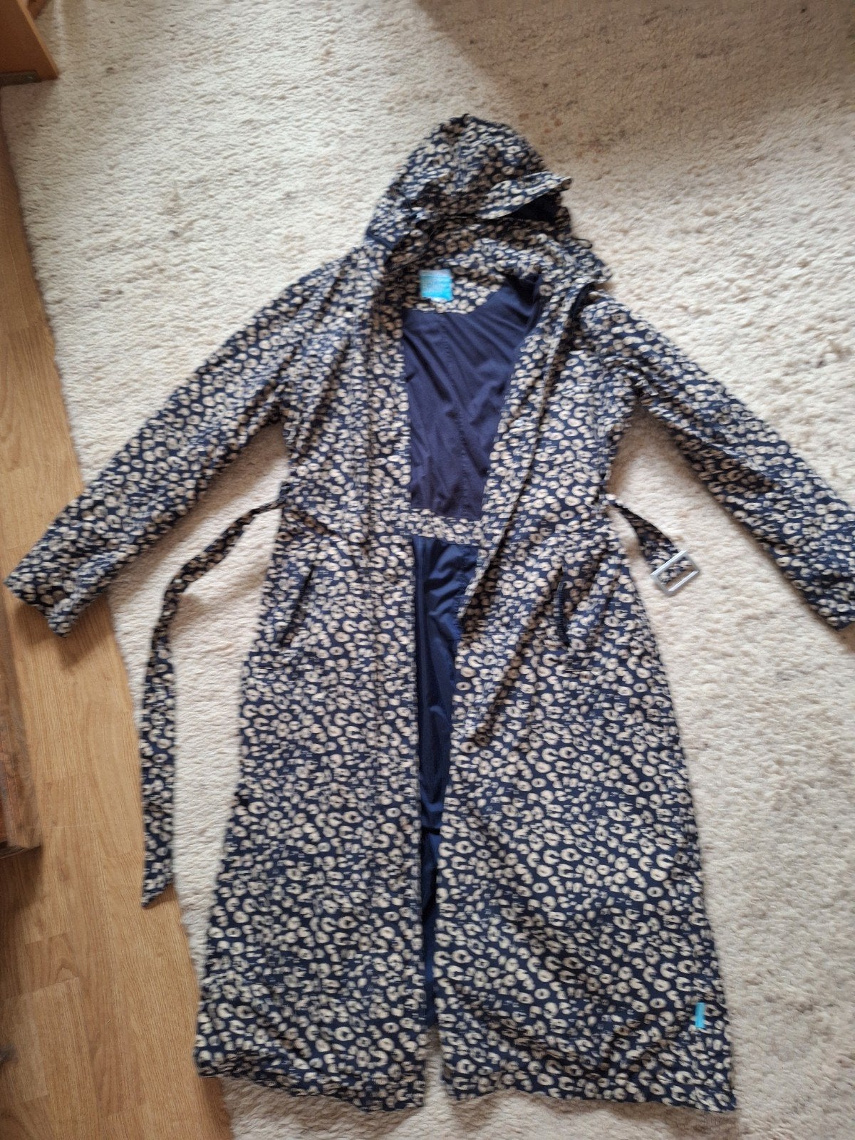 HAPPY RAINY DAYS regenjas XL - Lange jas met ceintuur, Ophalen of Verzenden