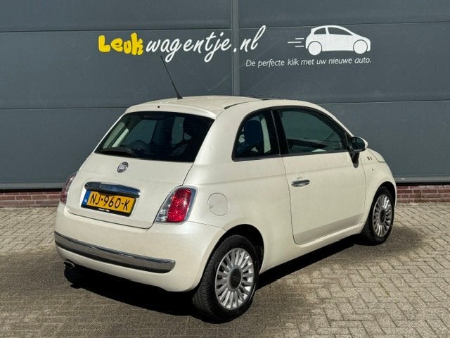 Fiat 500 0.9 TwinAir Lounge *parelmoer *airco *pano *lichtm., Auto's, Fiat, Voorwielaandrijving, Euro 5, Gebruikt, Overige kleuren