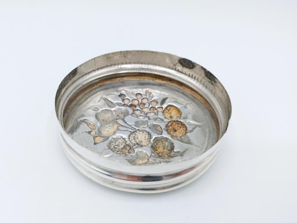 Zilveren jampotdeksel, B.W. van Eldik, Zutphen, 1932, Verzenden, Zilver