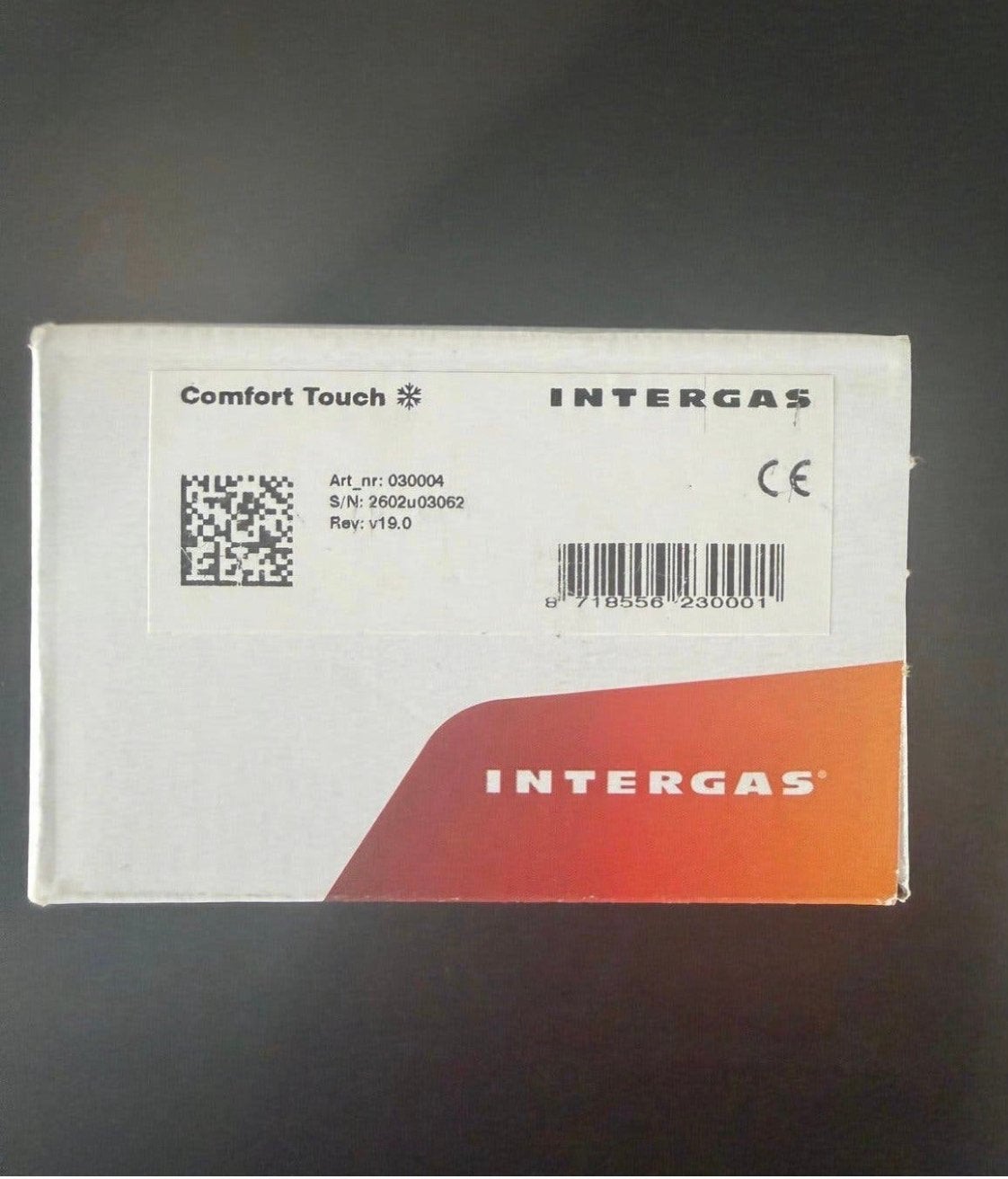 Thermostaat intergas comfort touch, Ophalen of Verzenden, Nieuw