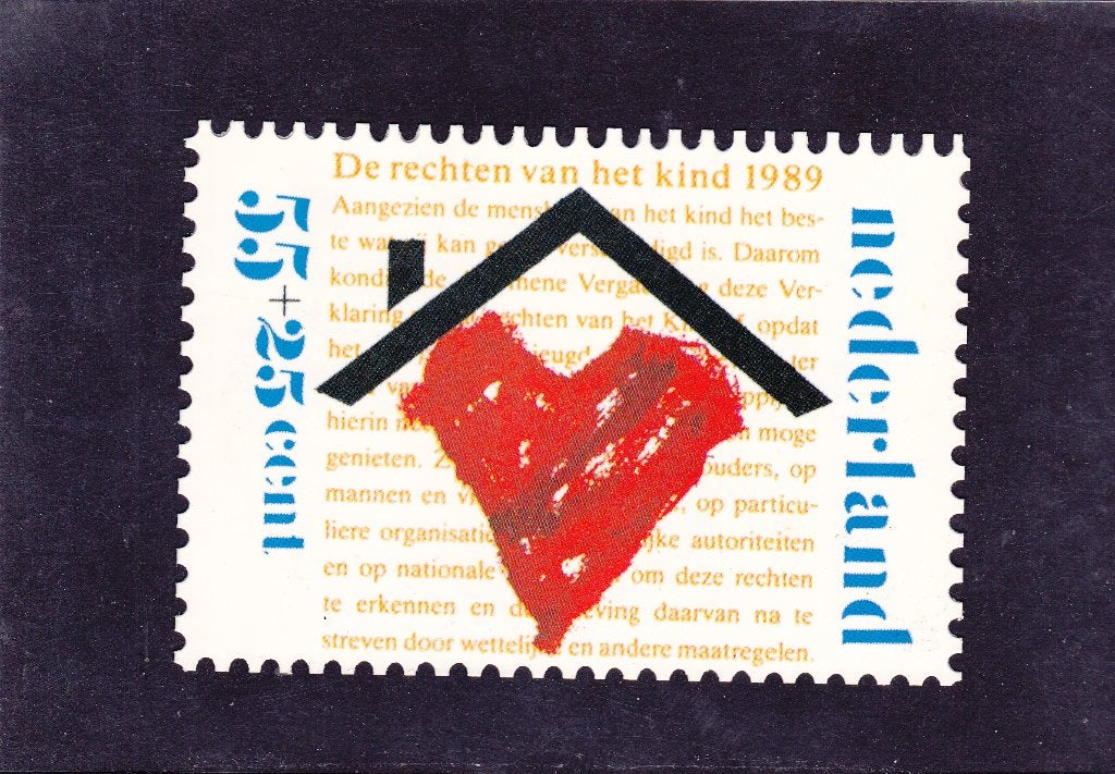 Kinderbedankkaart 1989 B (161), Postzegels en Munten, Verzenden