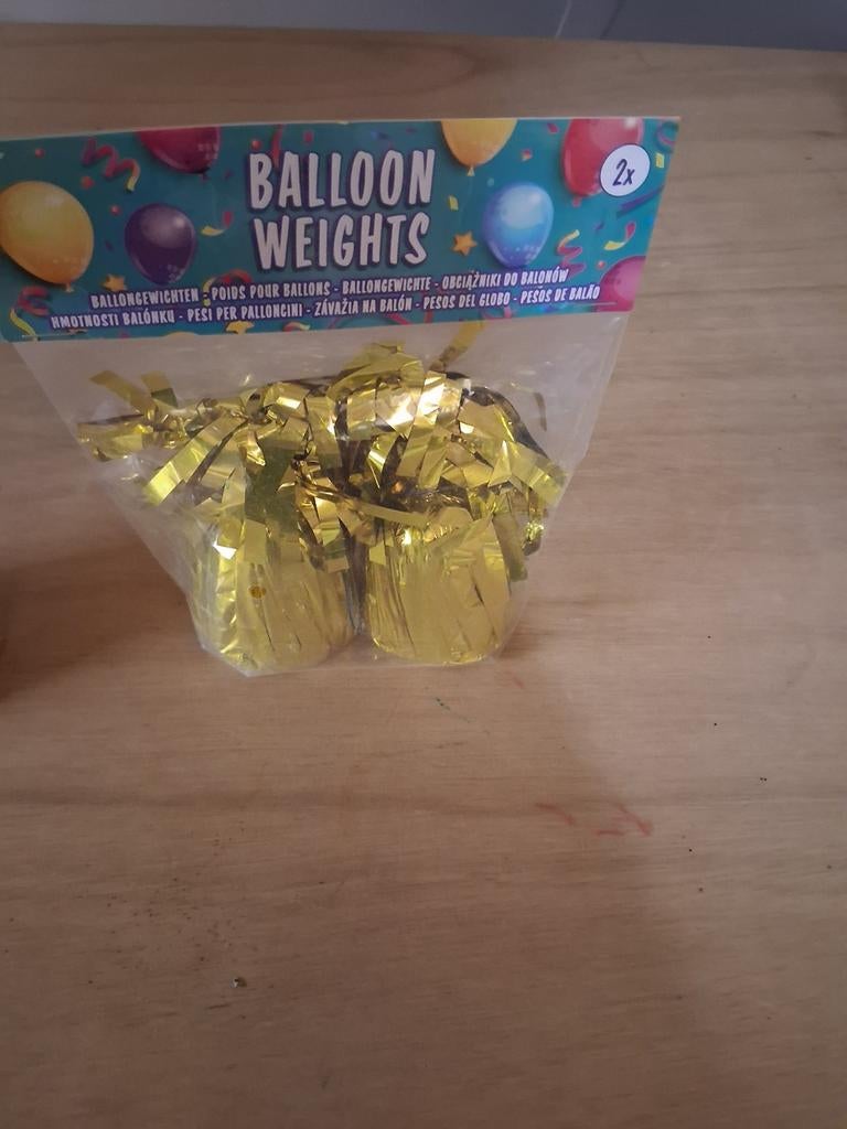 Ballon gewicht, Ophalen of Verzenden, Nieuw, Versiering, Verjaardag