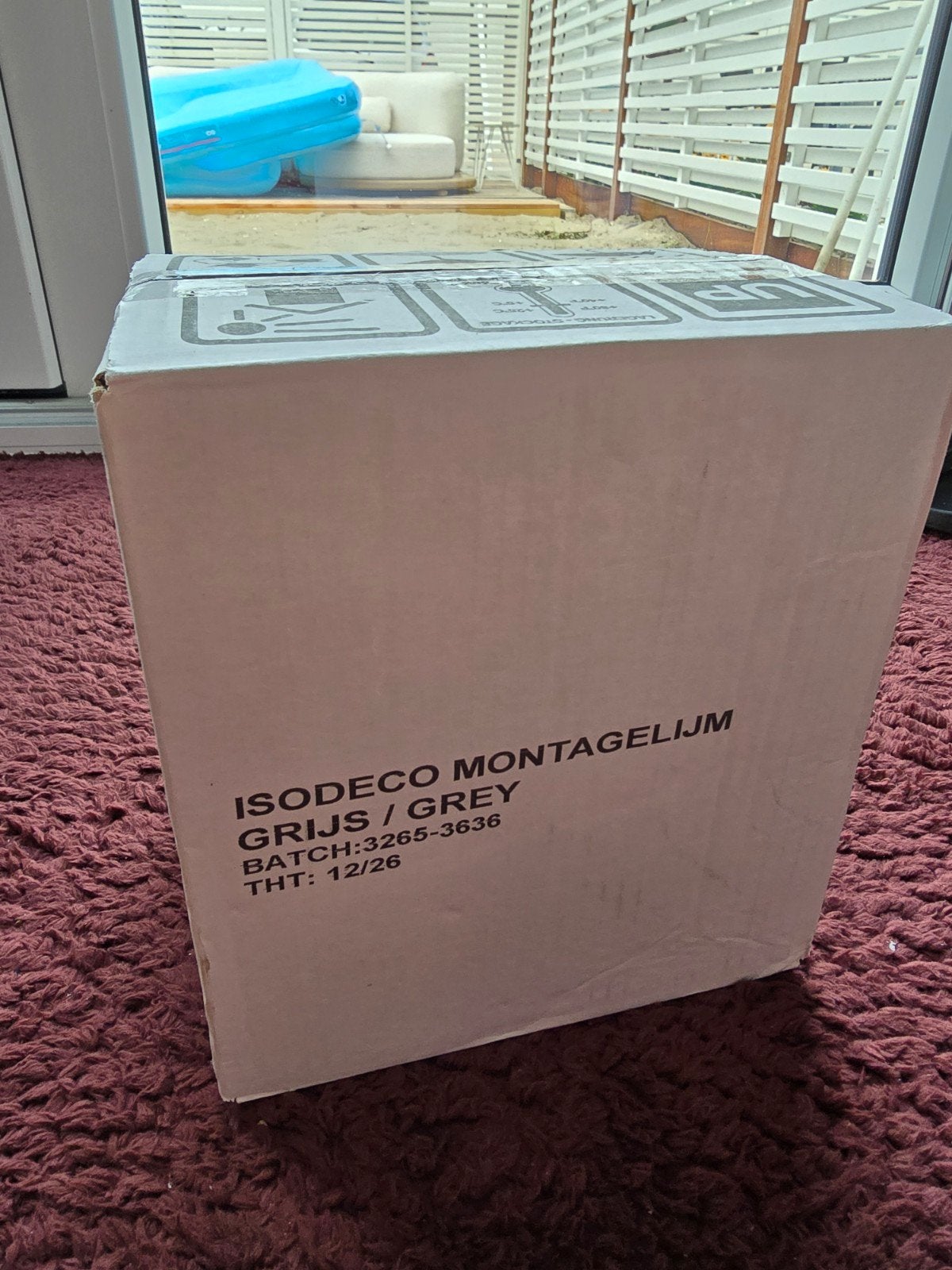 ISODECO Montagelijm Grijs (12x) pvc panelen, Ophalen, Nieuw