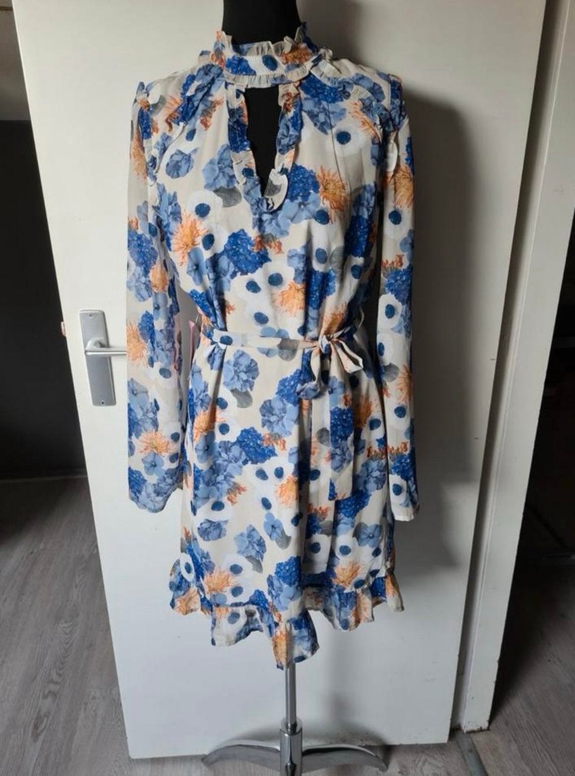 Nieuwe Boho Chiffon Jurk - Ibiza Stijl - Maat 36/38, Ophalen of Verzenden, Nieuw, Maat 38/40 (M), Meerkleurig