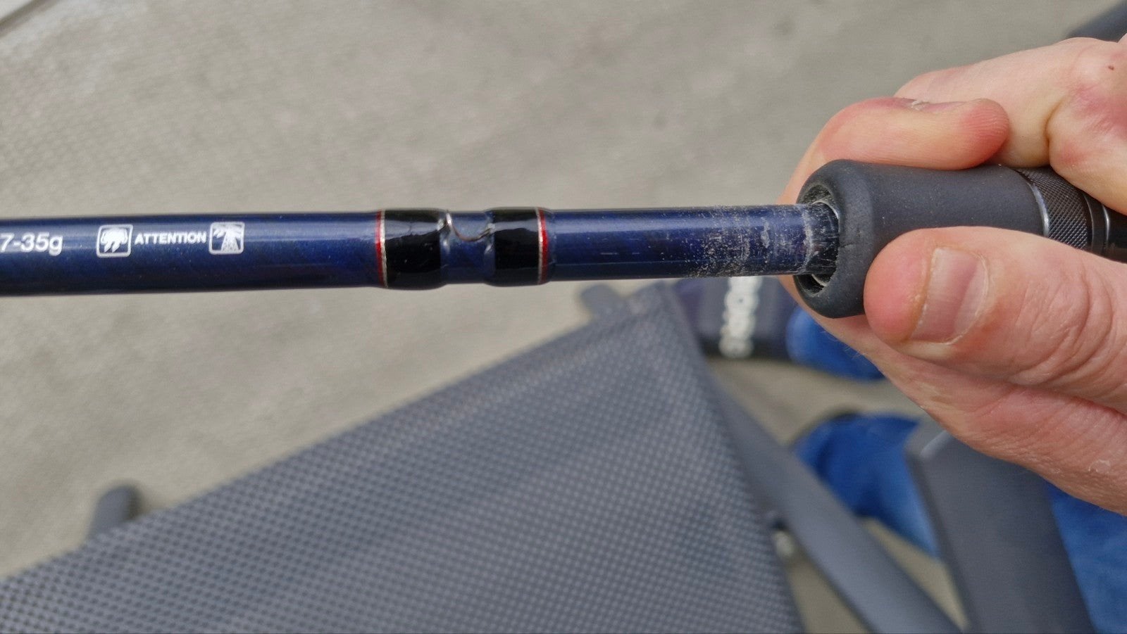 Shimano Aernos werphengel 7-35g | kapot., Ophalen, Gebruikt, Werphengel
