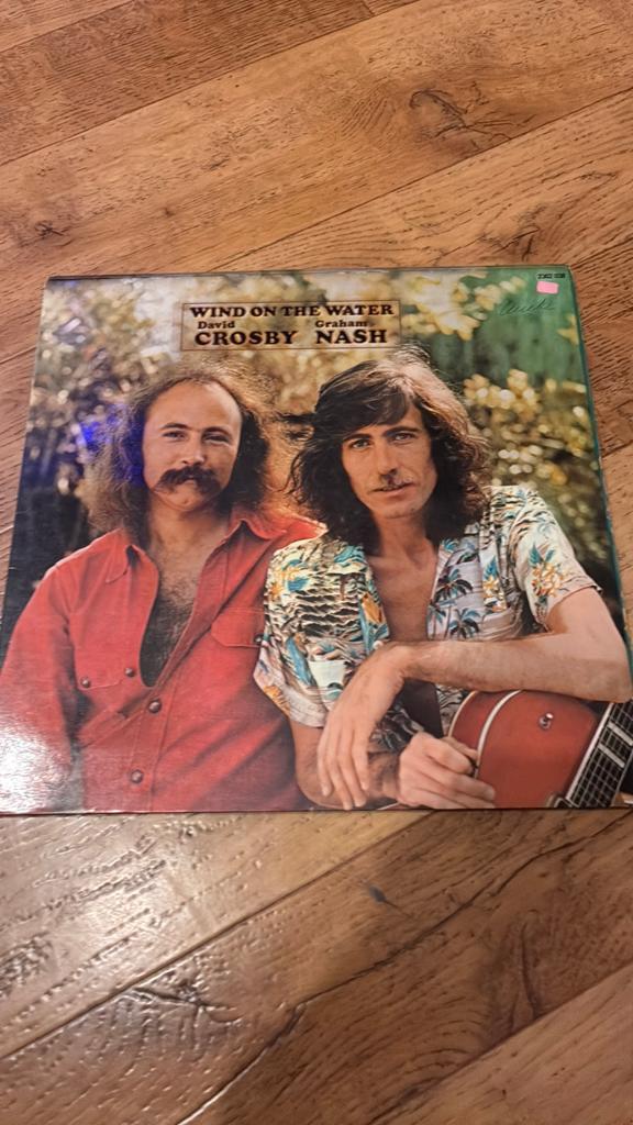 David Crosby & Graham Nash – Wind On The Water, Gebruikt, Inclusief binnenhoes, Ophalen of Verzenden, 12 inch