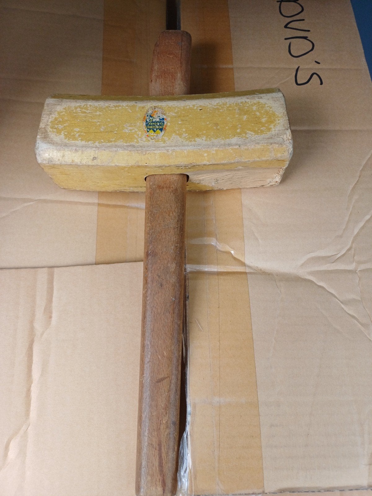 Vintage houten hamer - Nooitgedagt, Ophalen of Verzenden