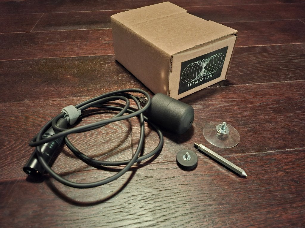 Tremor Labs Xeofón, geophone microfoon voor field recording, Ophalen, Nieuw, Overige typen