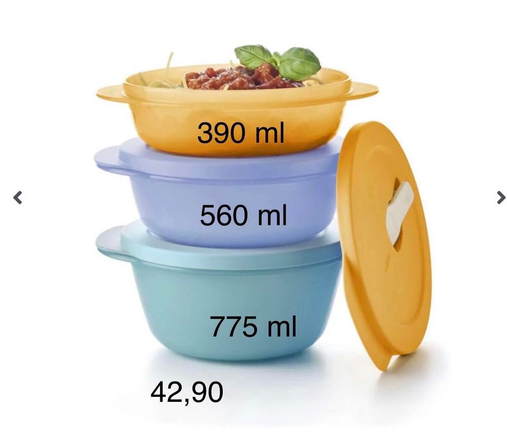 Tupperware Splinternieuwe Magnetron Schalen Set, Huis en Inrichting, Ophalen of Verzenden, Nieuw, Oranje, Schaal