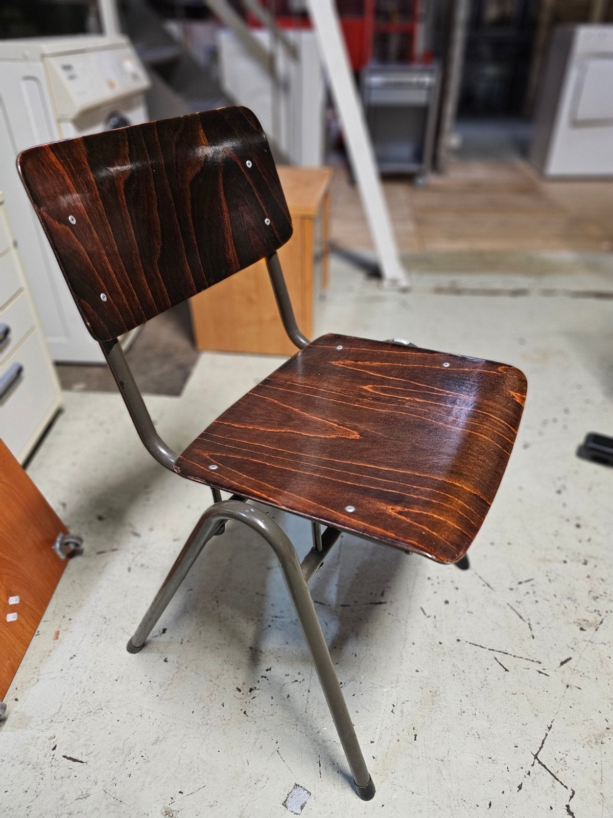 10 Vintage Schoolstoelen - Stapelbaar en Robuust, Ophalen of Verzenden