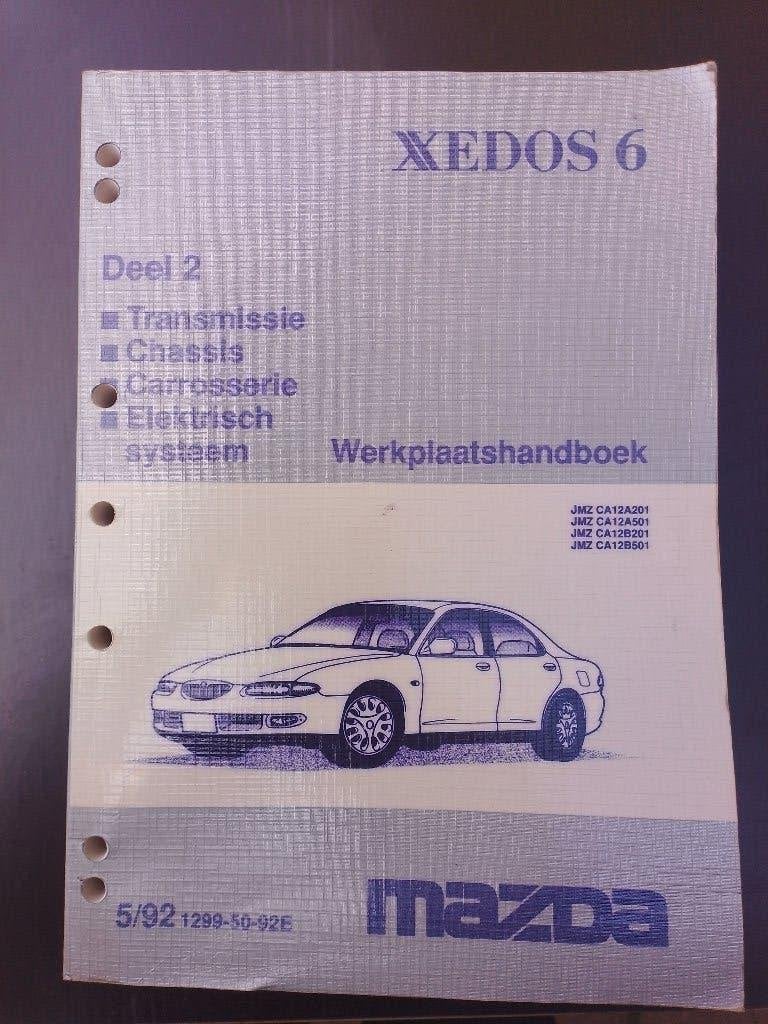 Dealer werkplaatsboek Mazda Xedos 6 deel 2 5/1992, Verzenden, Gelezen, Mazda