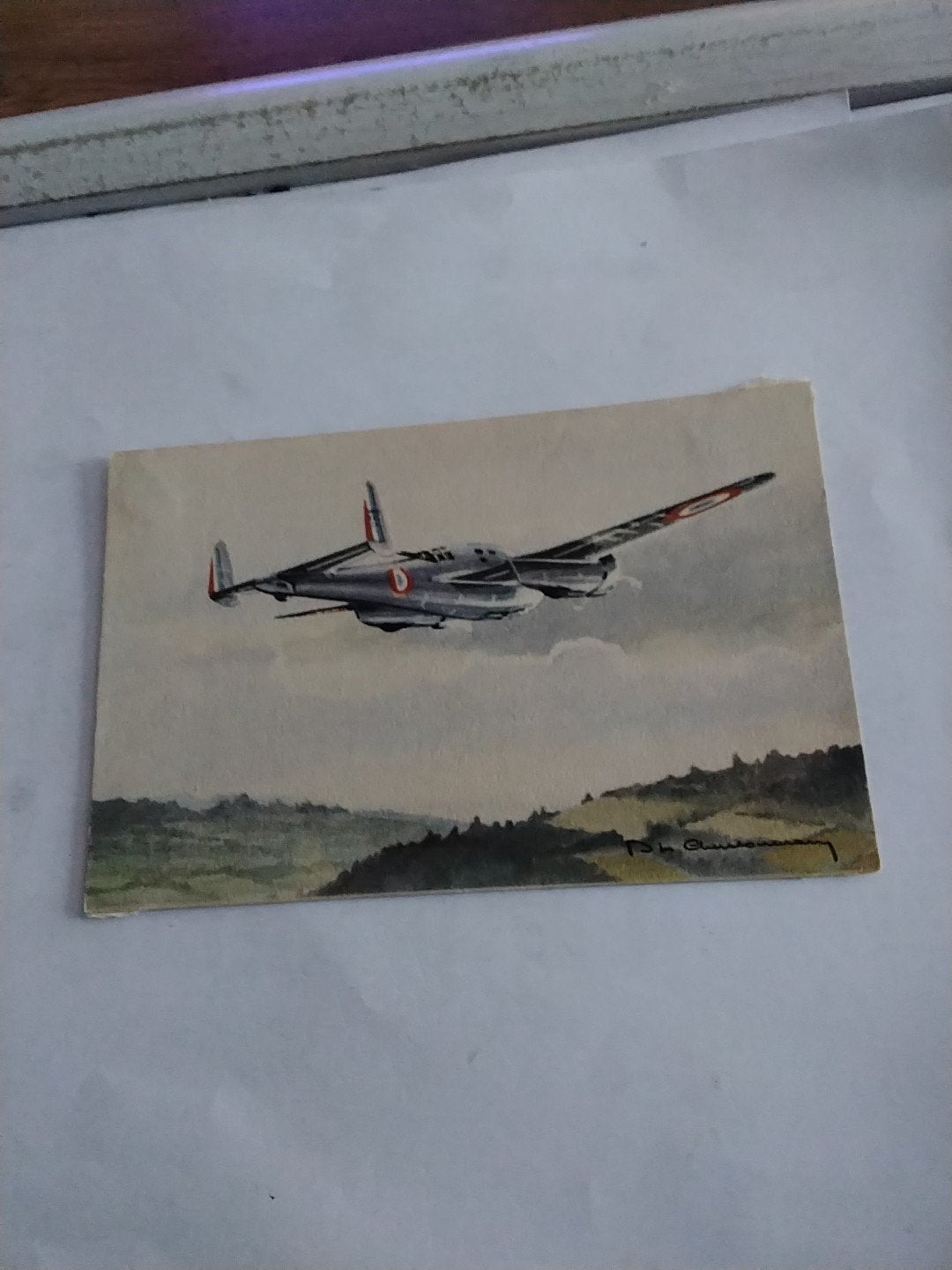 Oude Franse Ansichtkaart - Breguet 691 Vliegtuig, Ophalen of Verzenden, 1940 tot 1960, Ongelopen