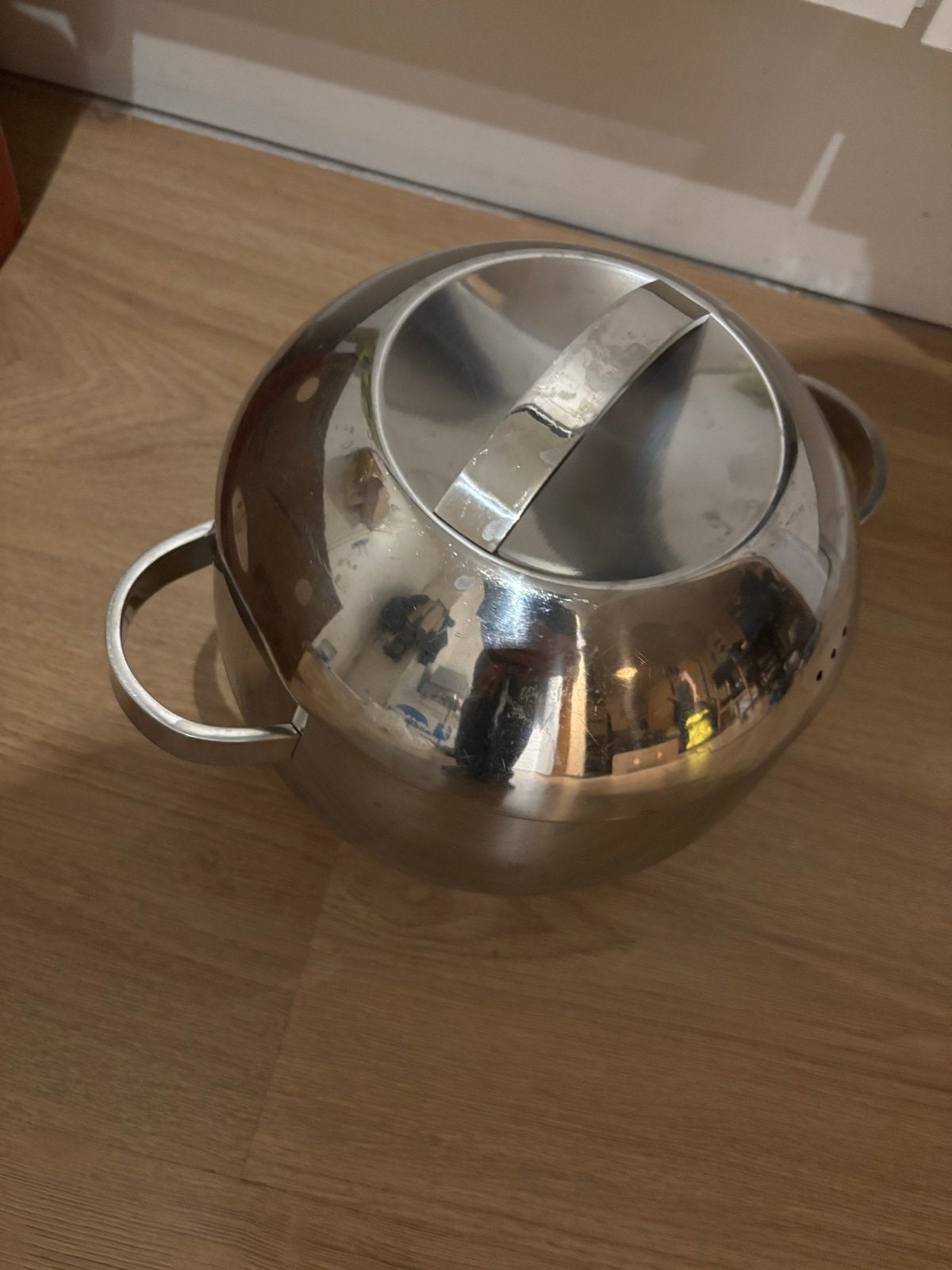 IKEA Kookpan RVS met deksel - Zo goed als nieuw, Ophalen of Verzenden, Zo goed als nieuw, IKEA, Rvs