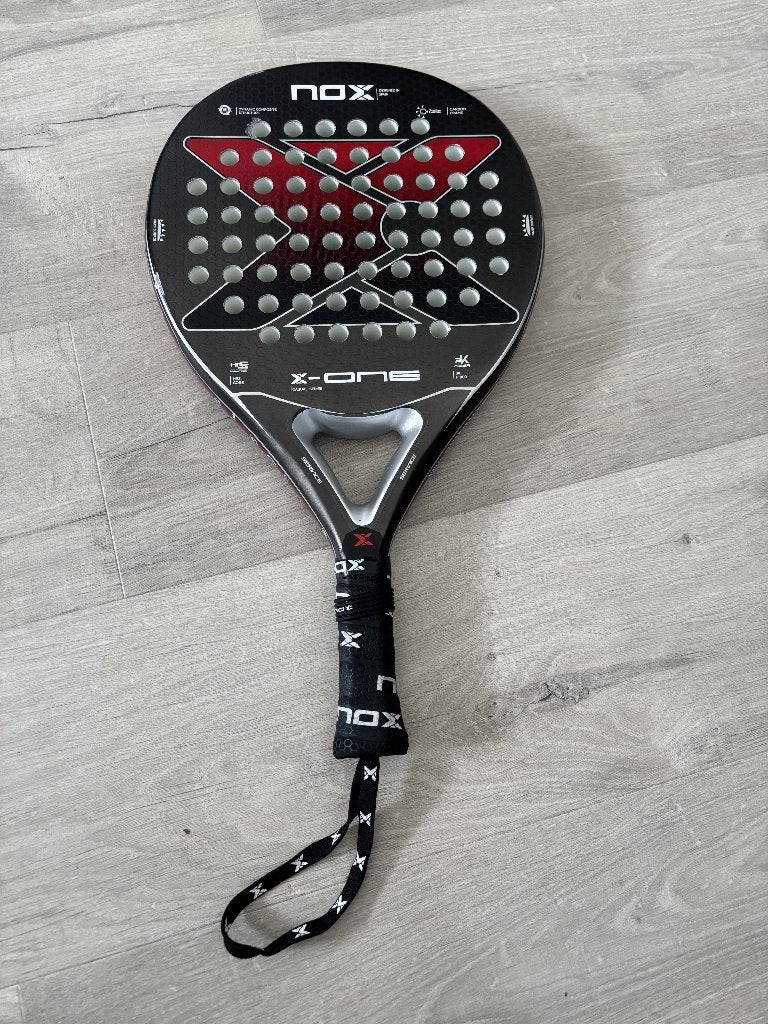 Nox X-One Evo Red Padel racket, Ophalen of Verzenden, Gebruikt, Padelracket