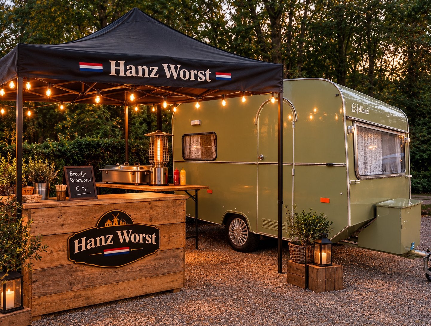Food en Drinks Caravan te huur voor elk Event, Ophalen