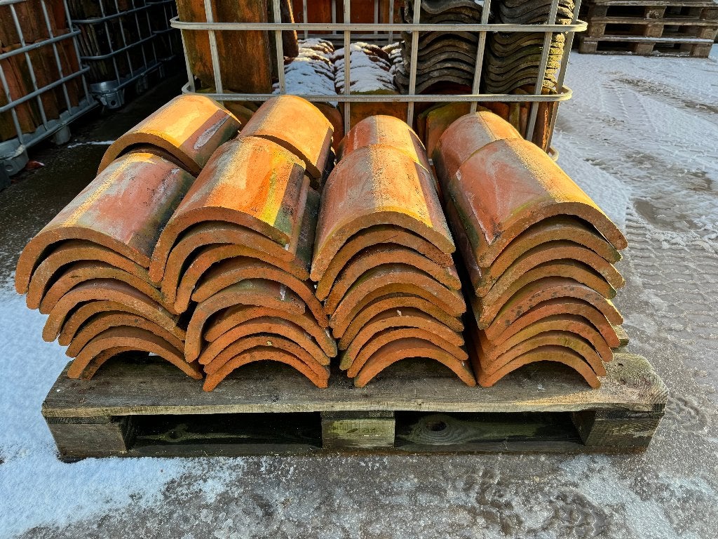 65 stuks Rode riet nokvorsten 32x24cm., Ophalen, Overige materialen, Gebruikt, Overige typen