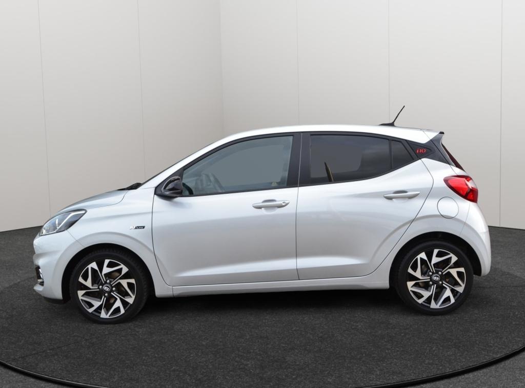 Hyundai i10 1.0 T-GDI N Line 5p Camera/LED/Carplay/16'' inch, Stof, Gebruikt, Bedrijf, Handgeschakeld