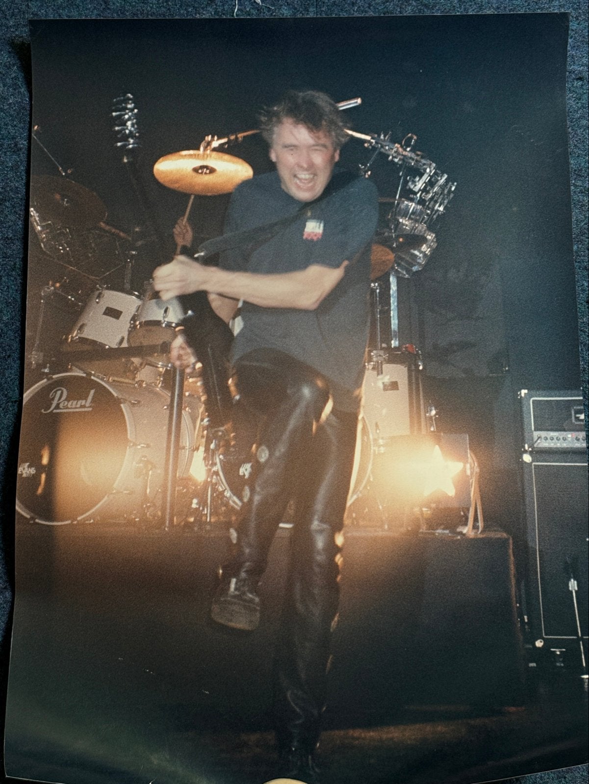 Poster George Kooymans (op echt fotopapier) Golden Earring, Ophalen of Verzenden, Zo goed als nieuw, Poster, Artwork of Schilderij