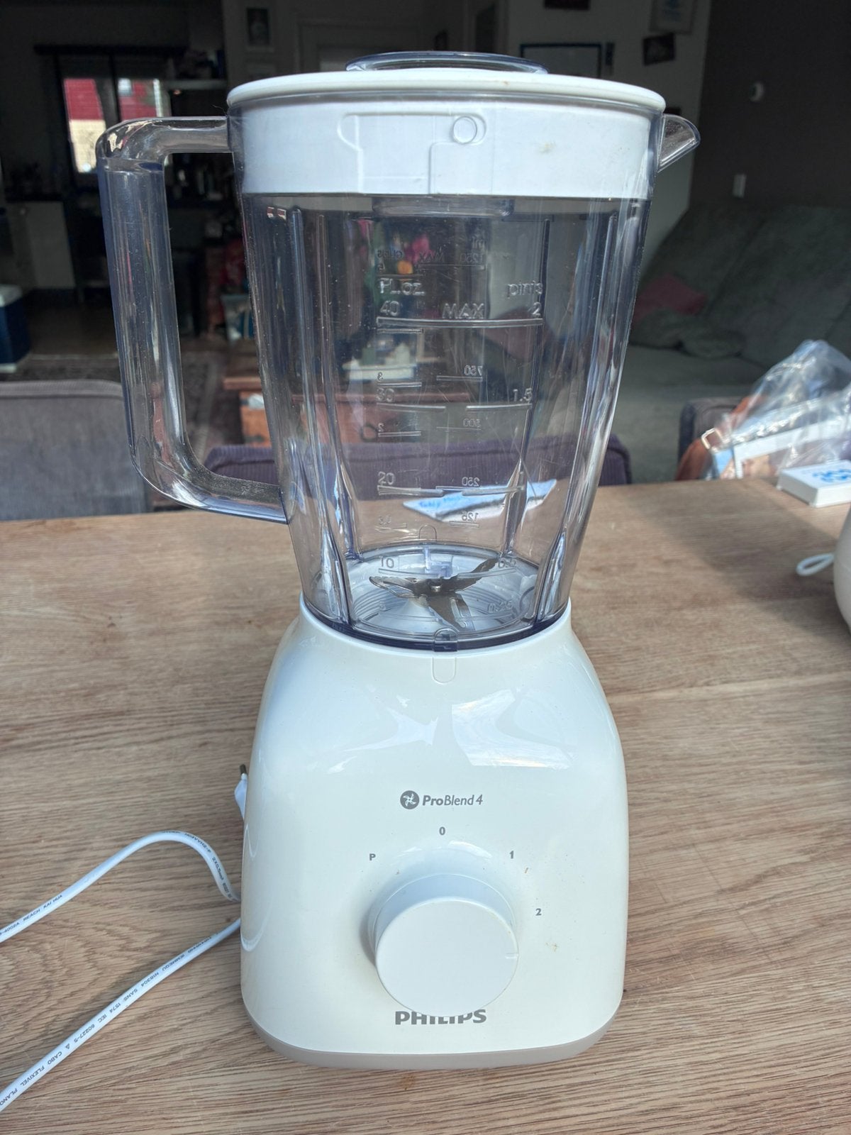 Philips ProBlend 4 Blender HR2100 - Wit, Ophalen, Gebruikt, Blender