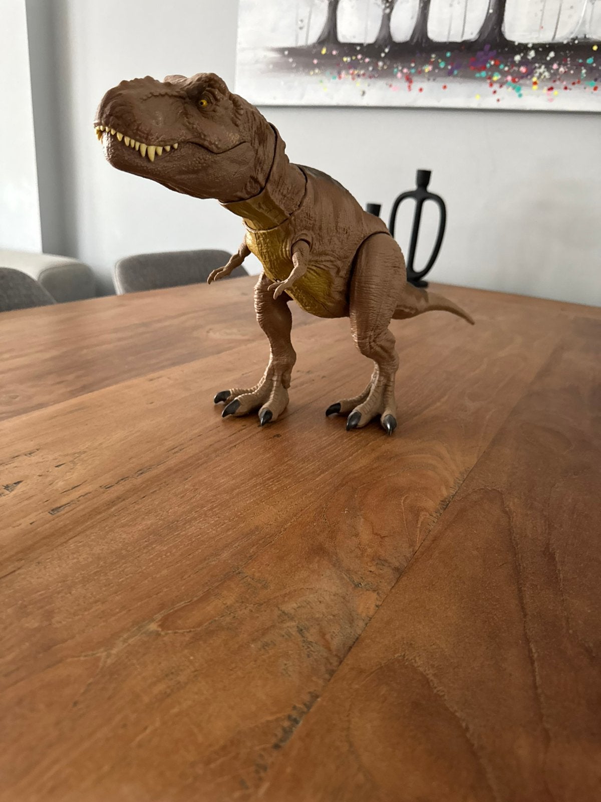 T rex camp cretaceous, Ophalen of Verzenden, Zo goed als nieuw, Paard, Beeldje of Figuurtje