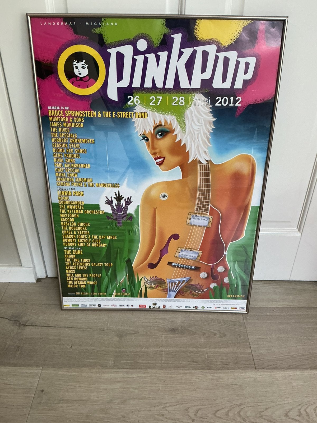 Pinkpop Poster 2012, Ophalen of Verzenden, Zo goed als nieuw, A1 t/m A3, Film en Tv