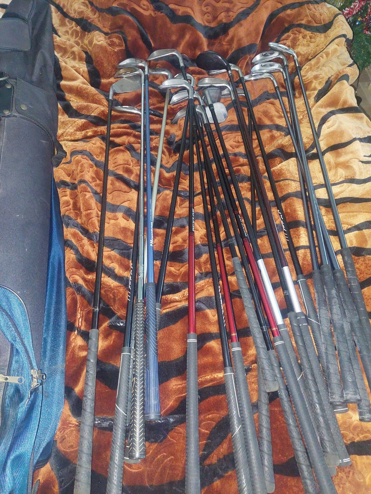 Complete golfset met tas en accessoires