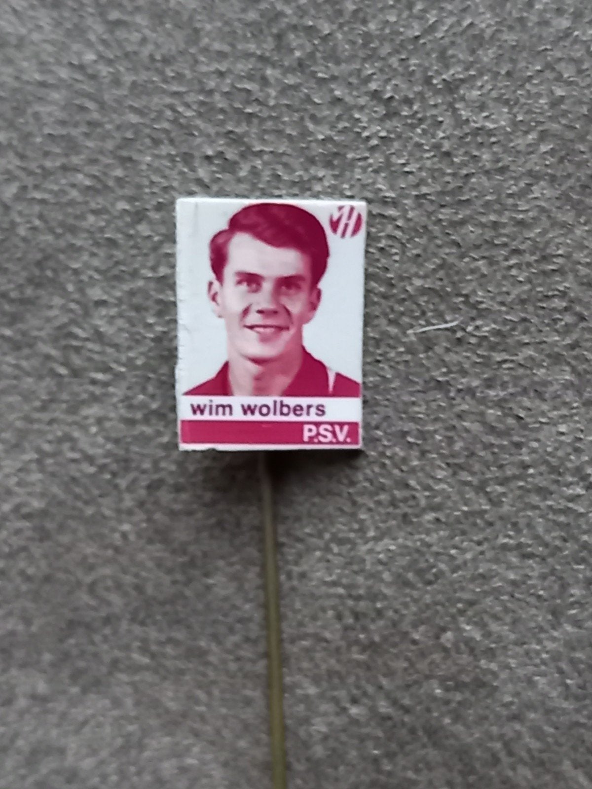 Speldje Wim Wolbers  - P.S.V., Ophalen of Verzenden, Gebruikt