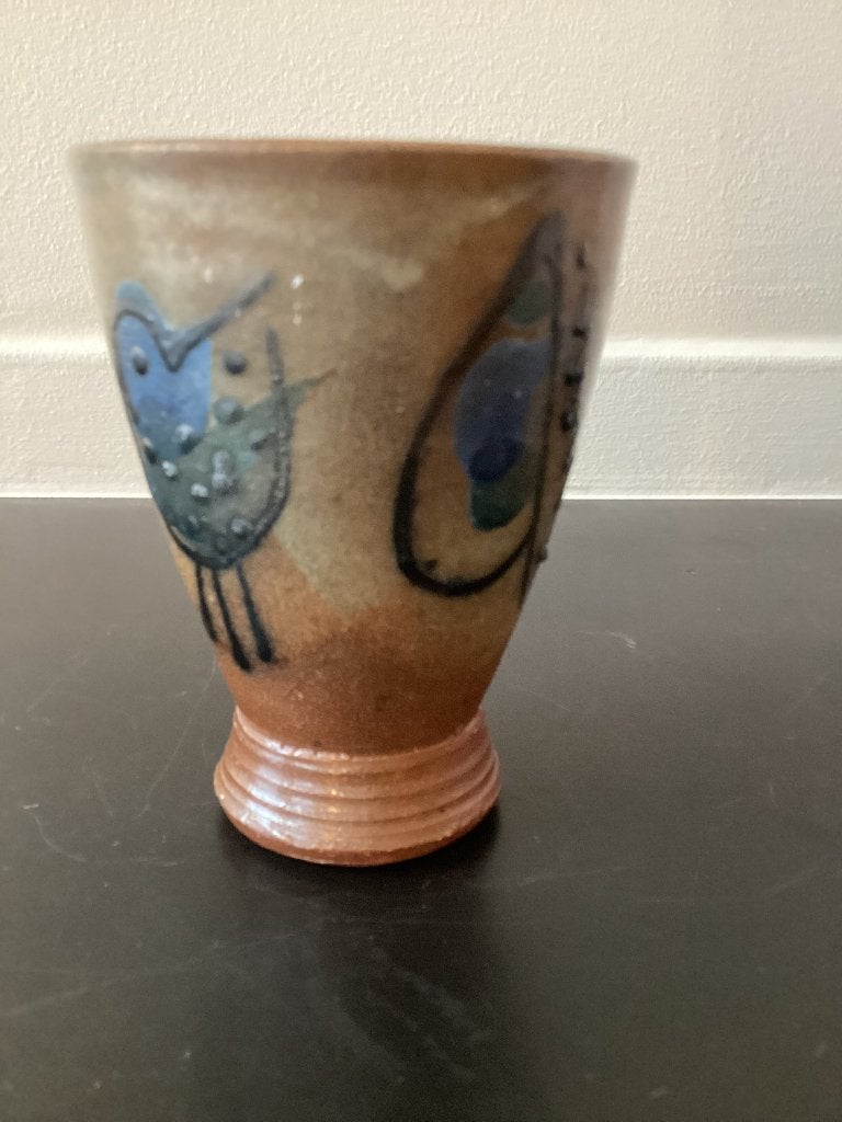 Vintage Mexicaans Tonala Keramieken Vaas – Ken Edwards, Ophalen of Verzenden