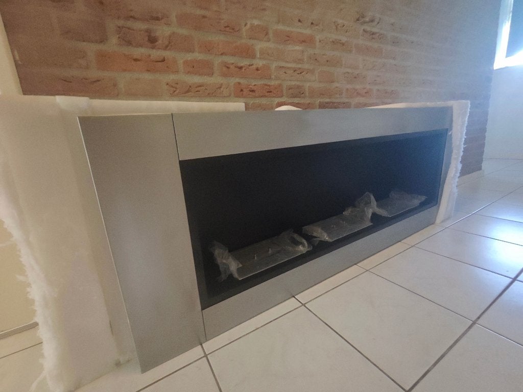 Bio-ethanol haard 150 cm – 3 branders – ongebruikt, Ophalen, Zo goed als nieuw, Vrijstaande haard, Overige soorten