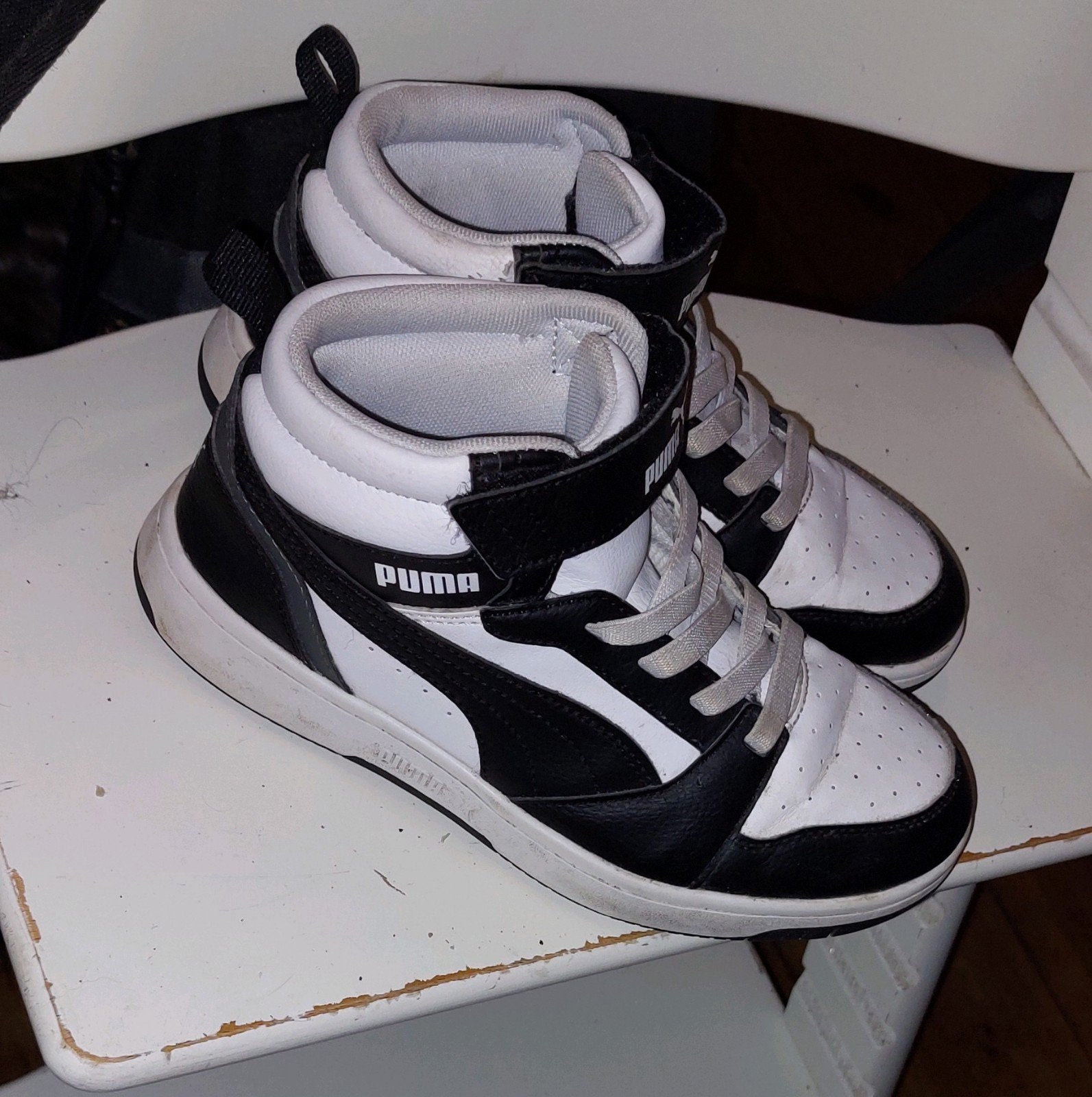 Puma Rebound V6 Mid halfhoge sneakers maat 35, Ophalen of Verzenden