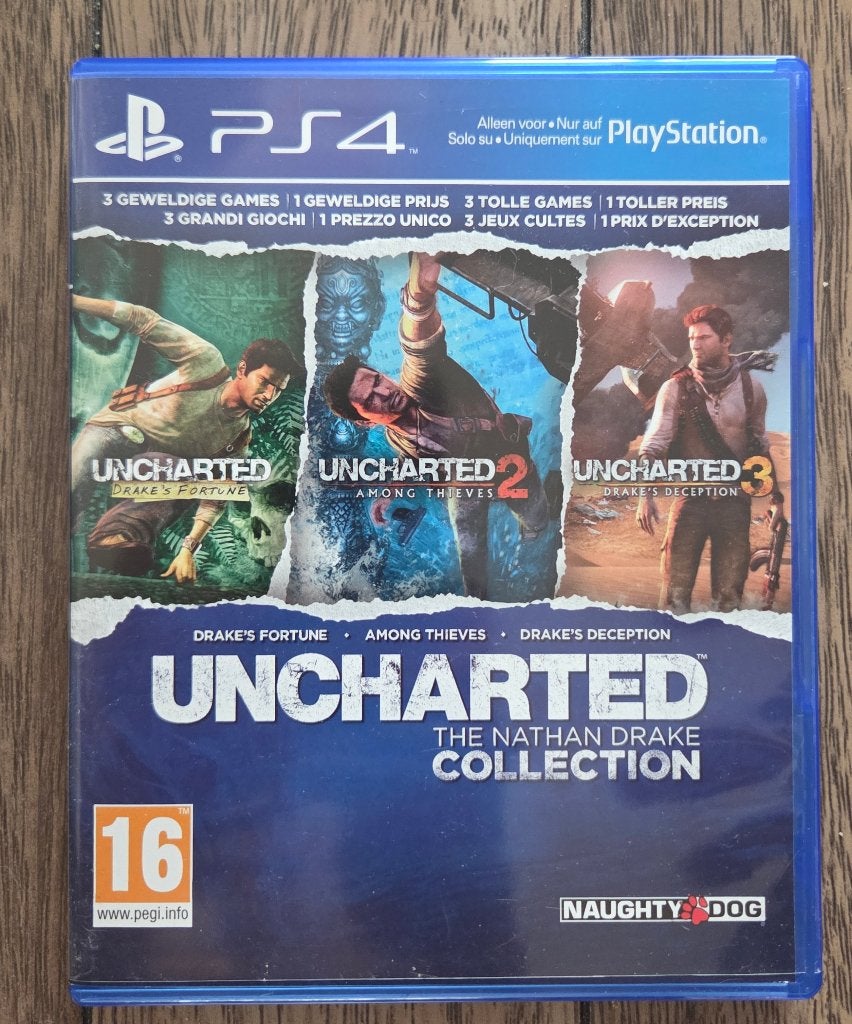 Uncharted: The Nathan Drake Collection PS4, Avontuur en Actie, 1 speler, Ophalen of Verzenden, Zo goed als nieuw