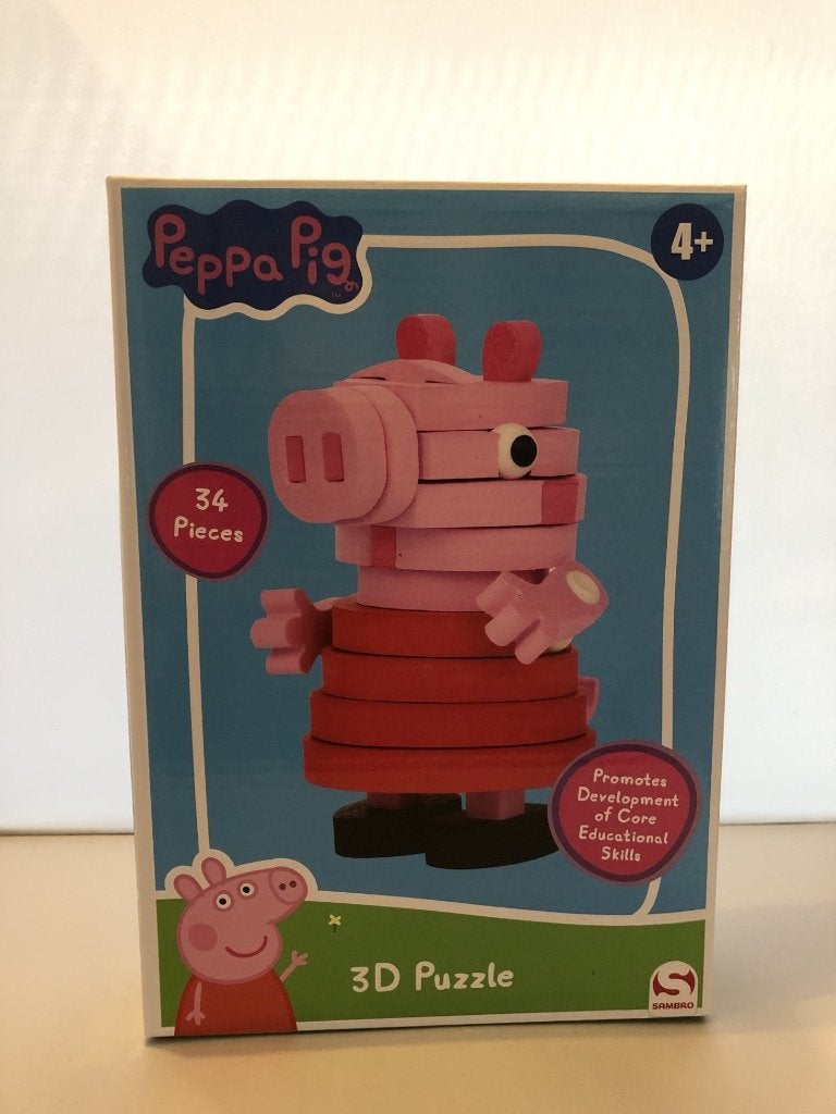 PEPPA PIG 3D schuimpuzzel - 33 stukjes, orig. en nieuw!, Ophalen of Verzenden, 10 tot 50 stukjes, Nieuw, 4 tot 6 jaar
