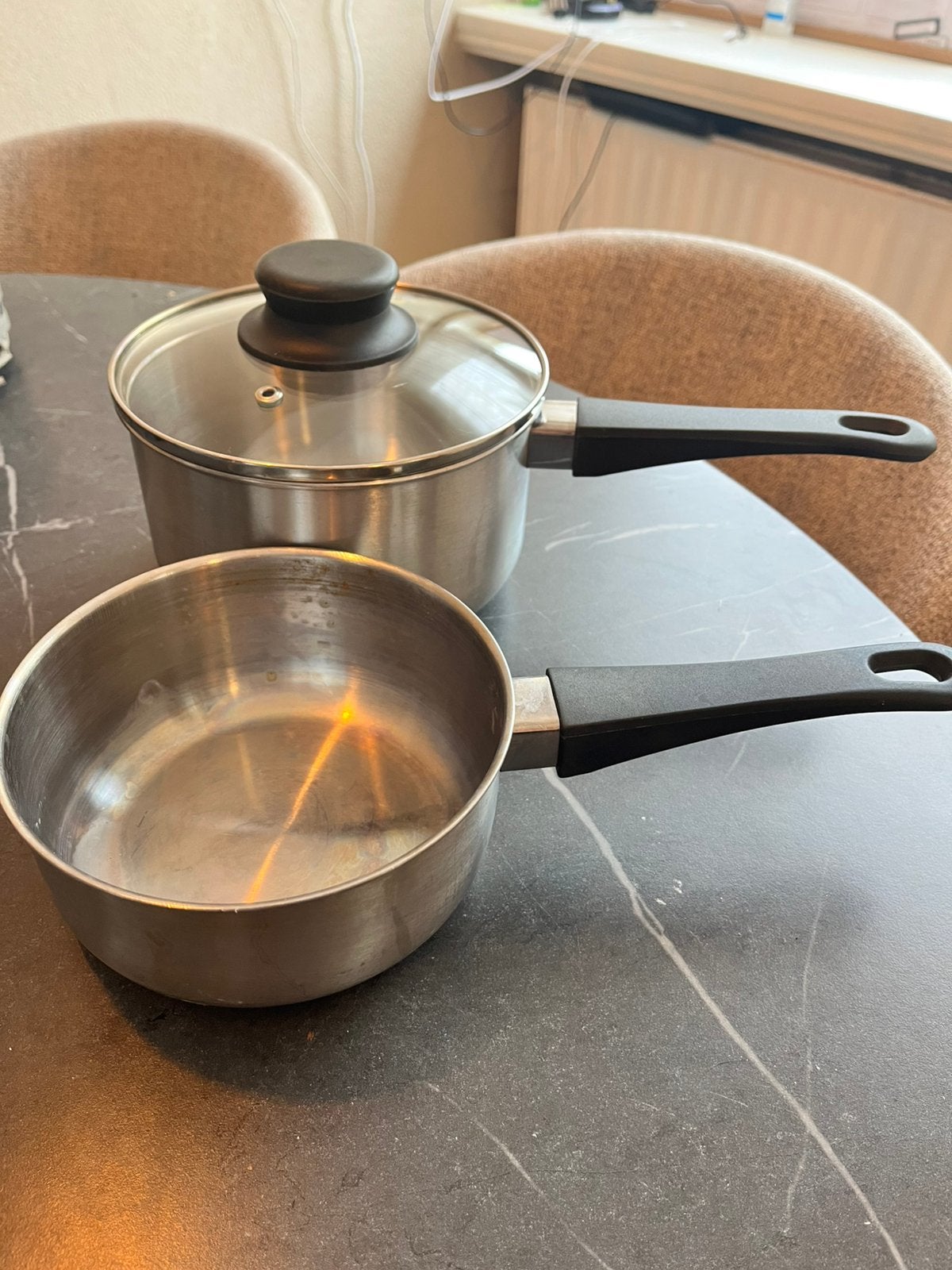 Steelpannen, Huis en Inrichting, Keuken | Potten en Pannen, Ophalen, Gebruikt, Kookpan