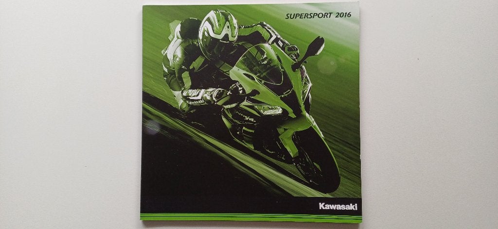 Jaarfolder Kawasaki 2016 Supersport modellen, Ophalen of Verzenden, Kawasaki