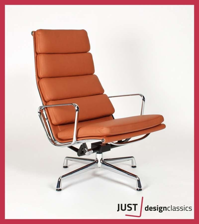 Eames Vitra ea 222 Cognac Leder Chroom NIEUW, Niet ingevuld, Niet ingevuld, Nieuw, Ophalen of Verzenden