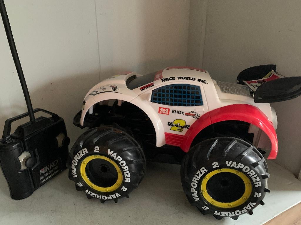 Nikko RC Auto omgebouwd met powerbank - Bestuurbare Auto, Ophalen of Verzenden, Gebruikt, Overige schalen, Auto onroad