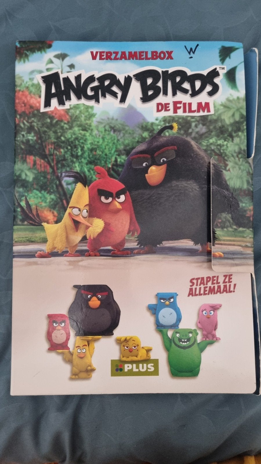 Angry Birds De Film Verzamelbox met Stapelfiguren, Ophalen of Verzenden, Zo goed als nieuw