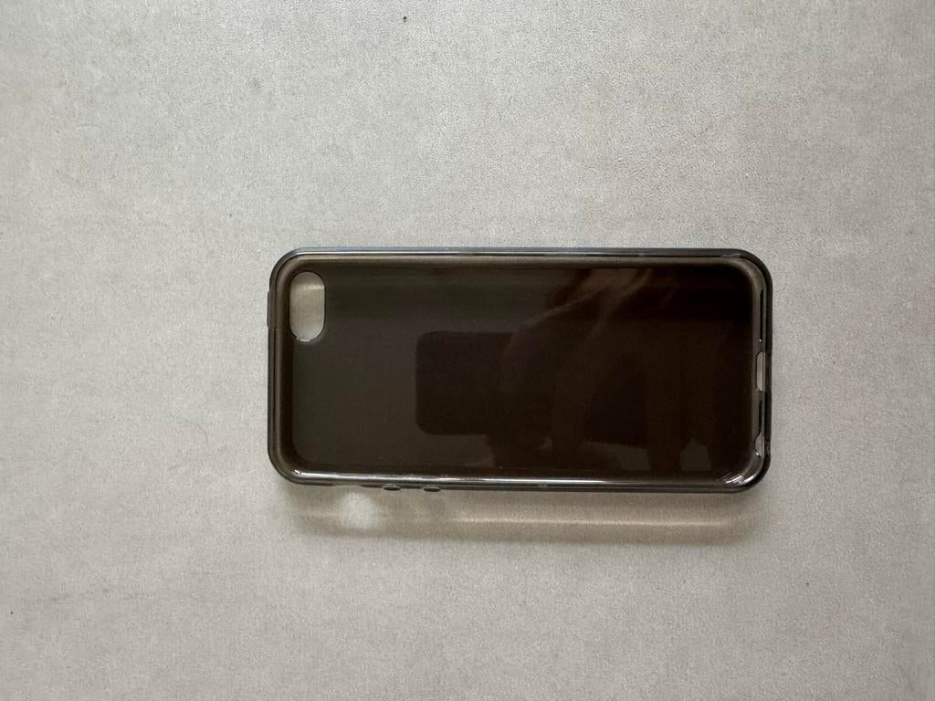Iphone 5 Transparant iPhone Hoesje - Zwart/Grijs, Ophalen, Zwart, Overige merken, Hoesje of Tasje